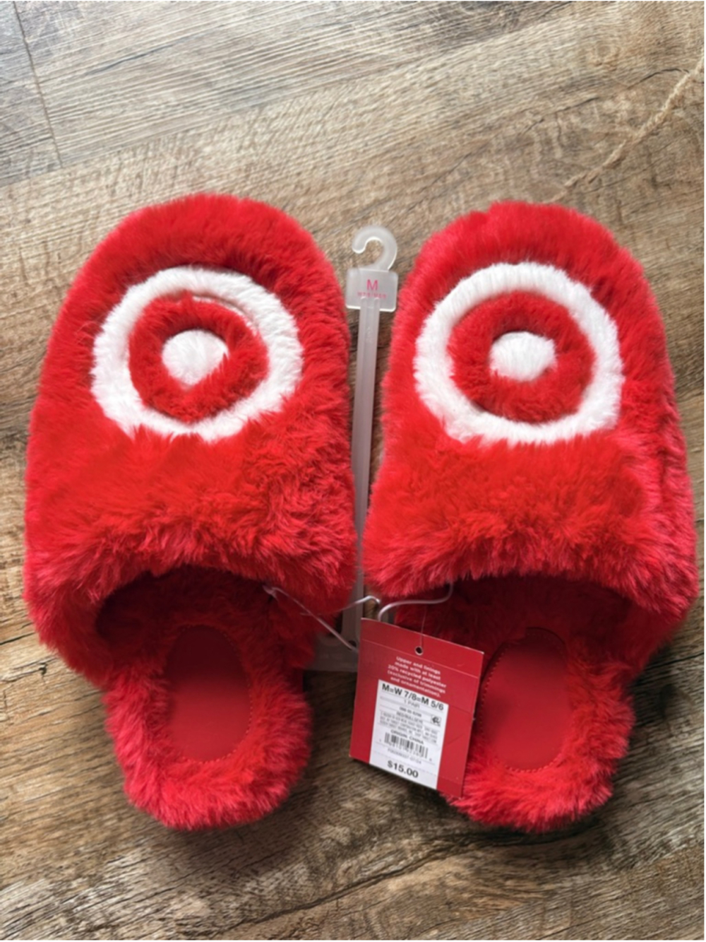 Target Bullseye Slippers Medium
